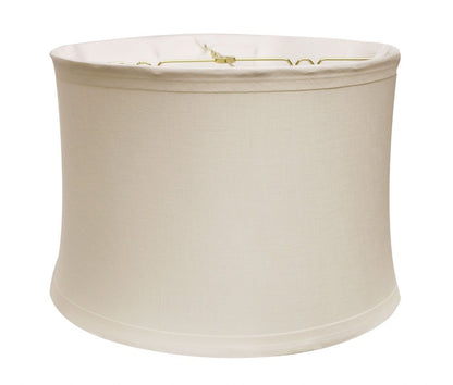 Snow Linen Drum Lamp Shade HomeRoots
