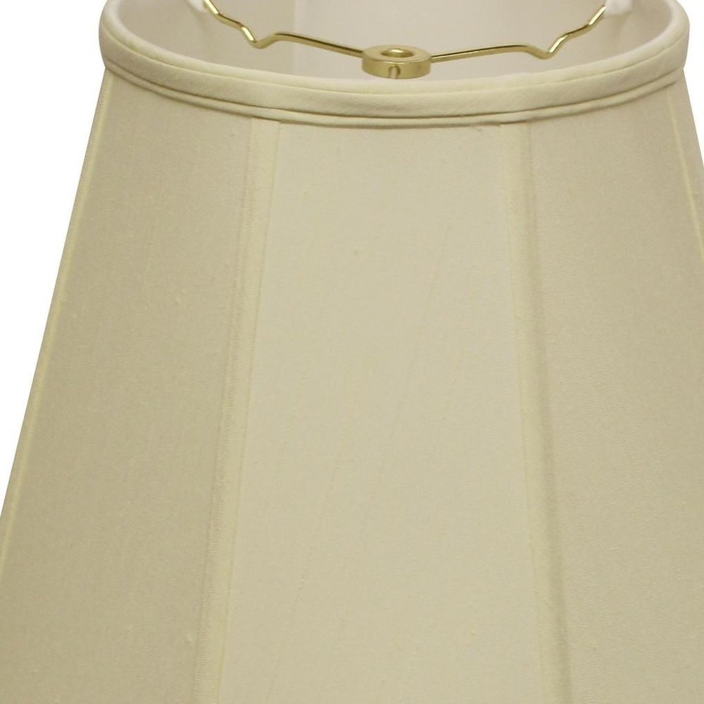 Ivory Monay Shantung Silk Empire Lamp Shade HomeRoots