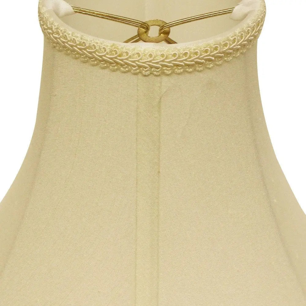 Ivory Monay Shantung Silk Bell Lamp Shade HomeRoots
