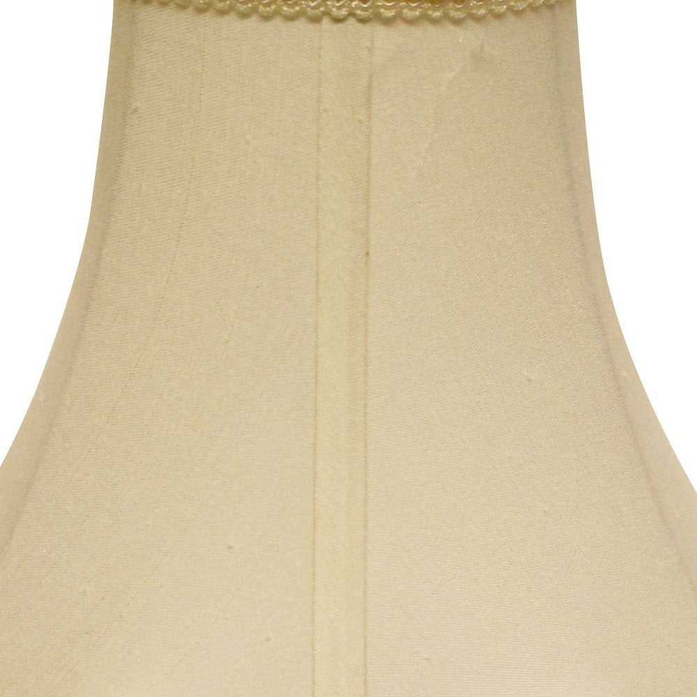 Ivory Monay Shantung Silk Bell Lamp Shade HomeRoots