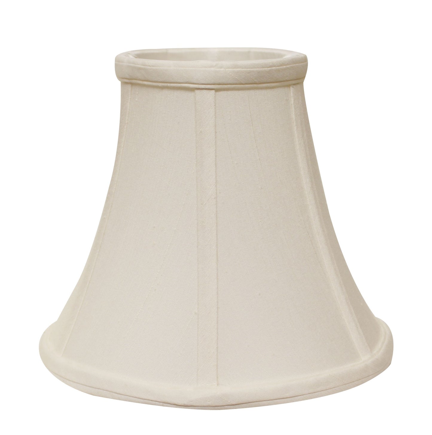 10" White Premium Bell Monay Shantung Lampshade