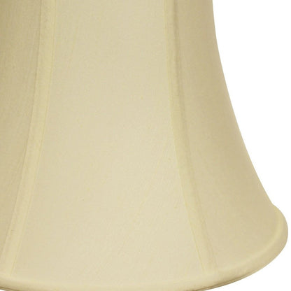 Ivory Monay Shantung Silk Bell Lamp Shade HomeRoots