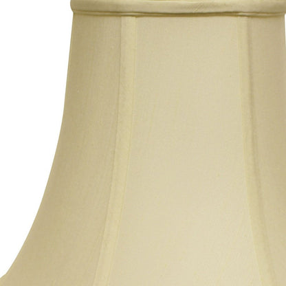 Ivory Monay Shantung Silk Bell Lamp Shade HomeRoots