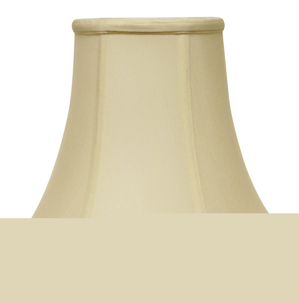 Ivory Monay Shantung Silk Bell Lamp Shade HomeRoots
