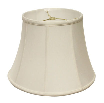 Off White Monay Shantung Silk Bell Lamp Shade HomeRoots