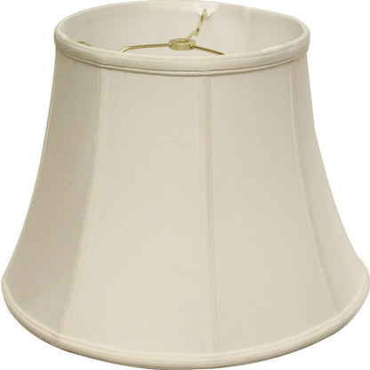Off White Monay Shantung Silk Bell Lamp Shade HomeRoots