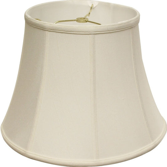Off White Monay Shantung Silk Bell Lamp Shade HomeRoots