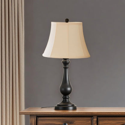 Off White Monay Shantung Silk Bell Lamp Shade HomeRoots