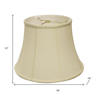 Ivory Monay Shantung Silk Bell Lamp Shade HomeRoots