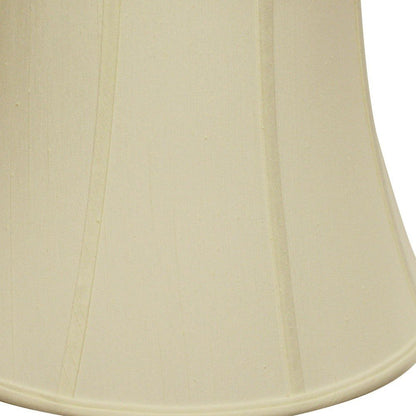 Ivory Monay Shantung Silk Bell Lamp Shade HomeRoots