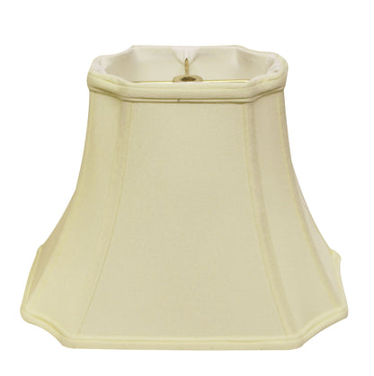 13" Ivory Inverted Rectangle Shantung Lampshade