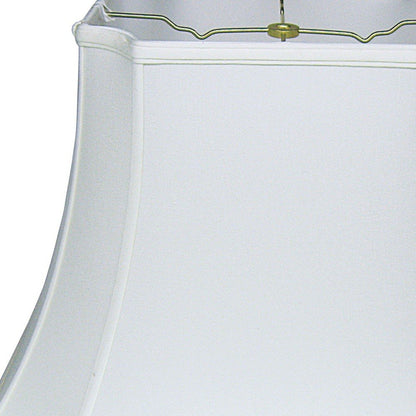Snow Shantung Silk Lamp Shade HomeRoots