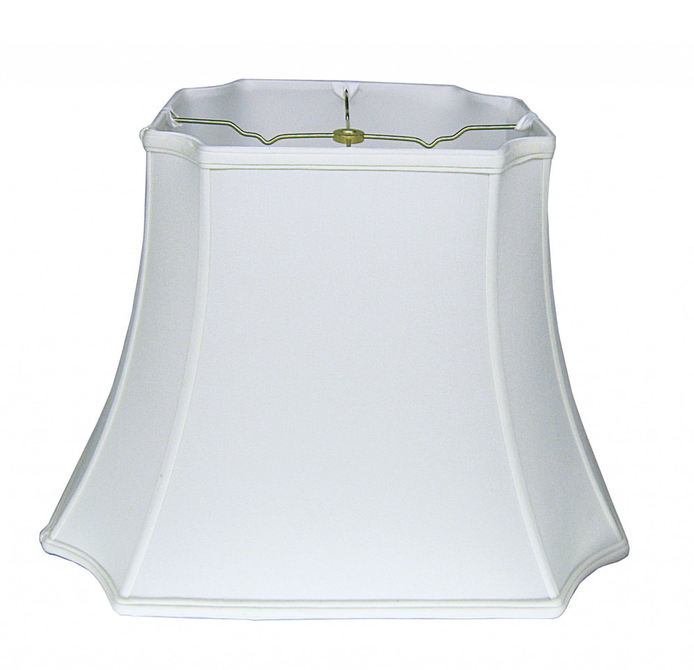 Snow Shantung Silk Lamp Shade HomeRoots