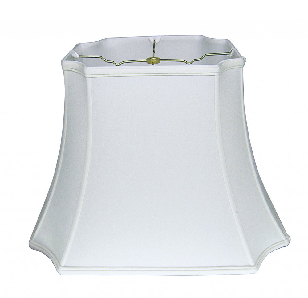 Snow Shantung Silk Lamp Shade HomeRoots