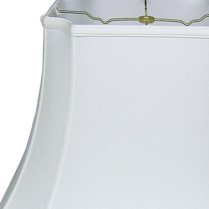 Snow Shantung Silk Lamp Shade HomeRoots