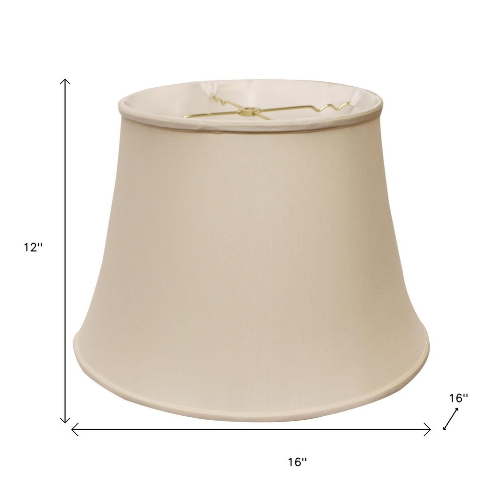 Champagne Pongee Silk Bell Lamp Shade HomeRoots
