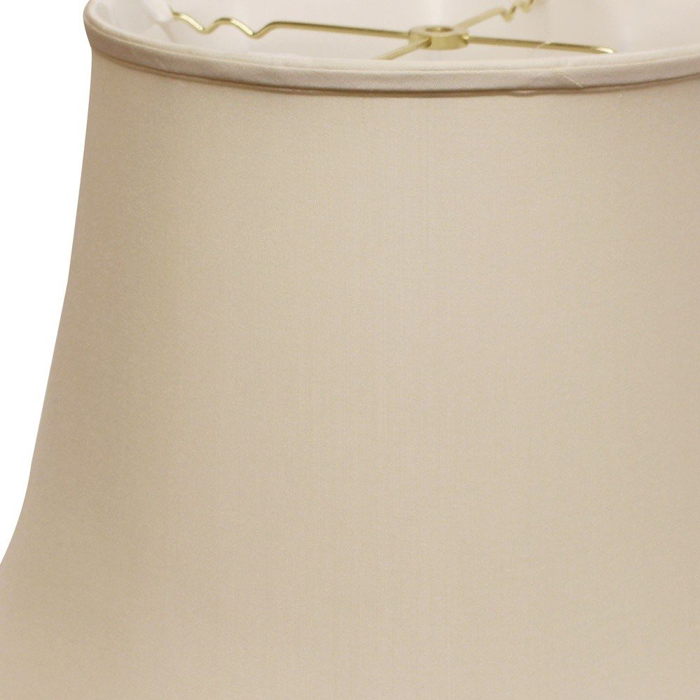 Champagne Pongee Silk Bell Lamp Shade HomeRoots