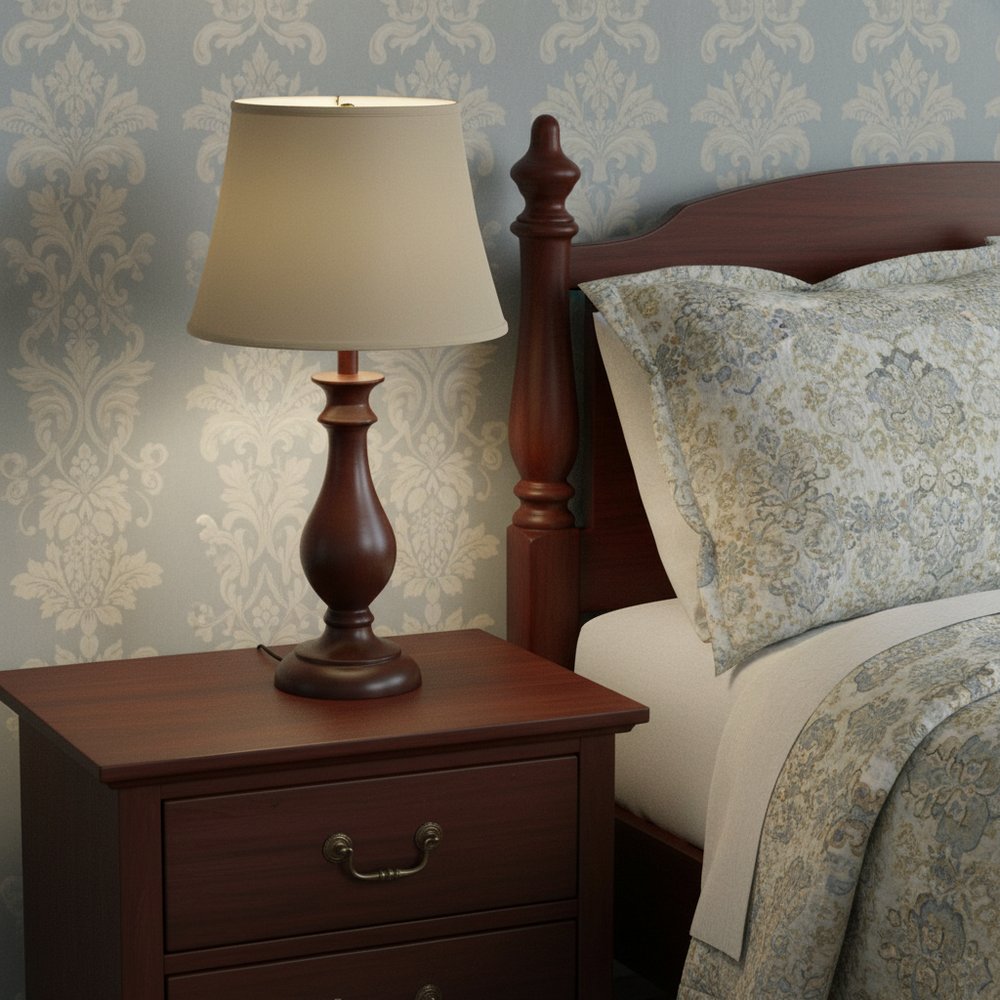 Brown Pongee Silk Bell Lamp Shade HomeRoots