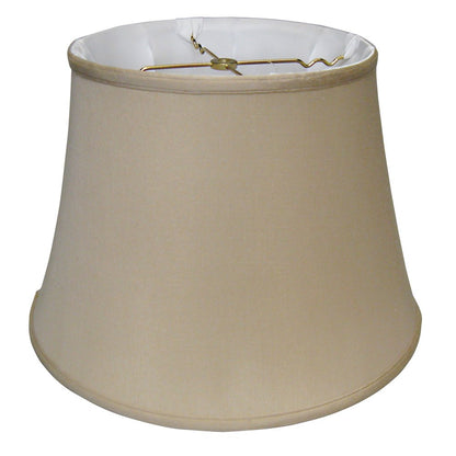 Brown Pongee Silk Bell Lamp Shade HomeRoots