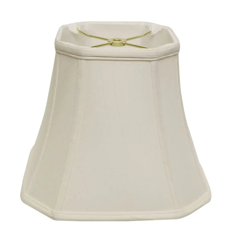 White Monay Shantung Silk Square Lamp Shade HomeRoots
