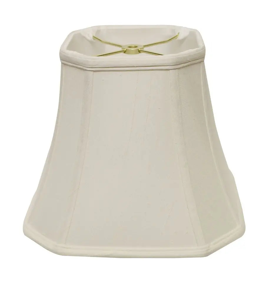White Monay Shantung Silk Square Lamp Shade HomeRoots