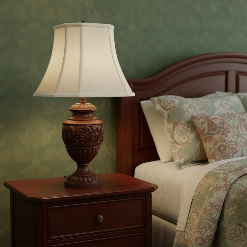 White Monay Shantung Silk Square Lamp Shade HomeRoots