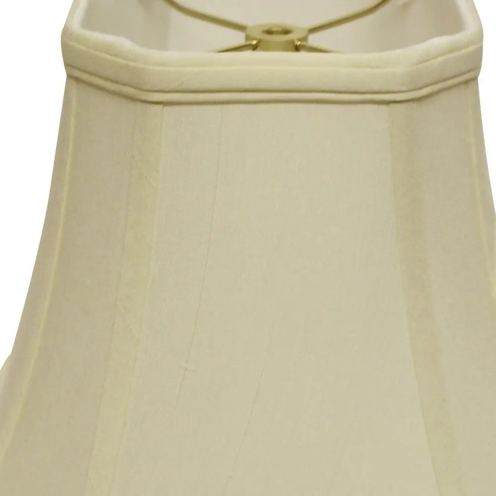 Ivory Monay Shantung Silk Square Lamp Shade HomeRoots