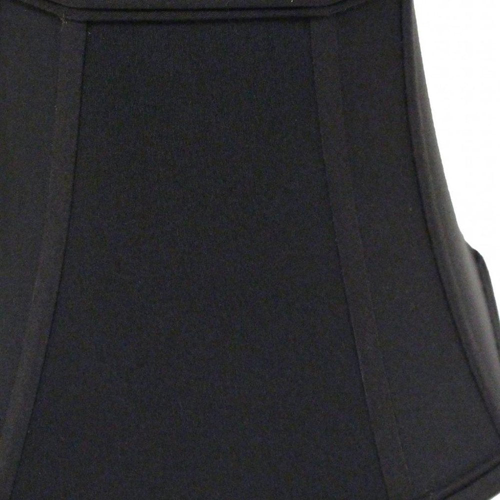 Black No Slub Innsbruck Square Lamp Shade HomeRoots