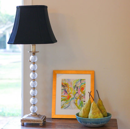 Black No Slub Innsbruck Square Lamp Shade HomeRoots