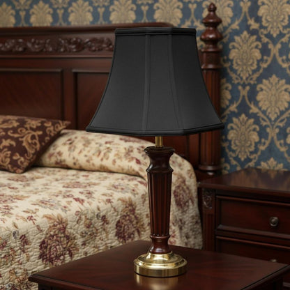 Black No Slub Innsbruck Square Lamp Shade HomeRoots