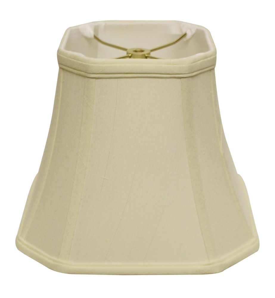Ivory Monay Shantung Silk Square Lamp Shade — view 1