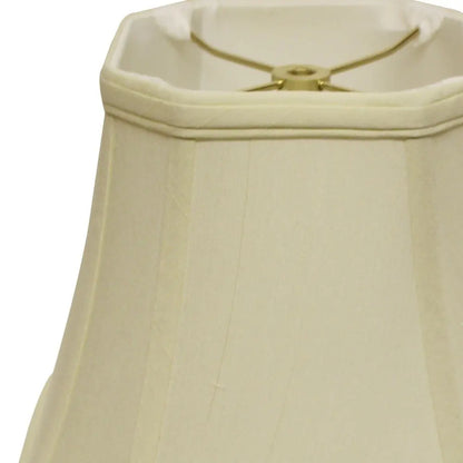 Ivory Monay Shantung Silk Square Lamp Shade HomeRoots