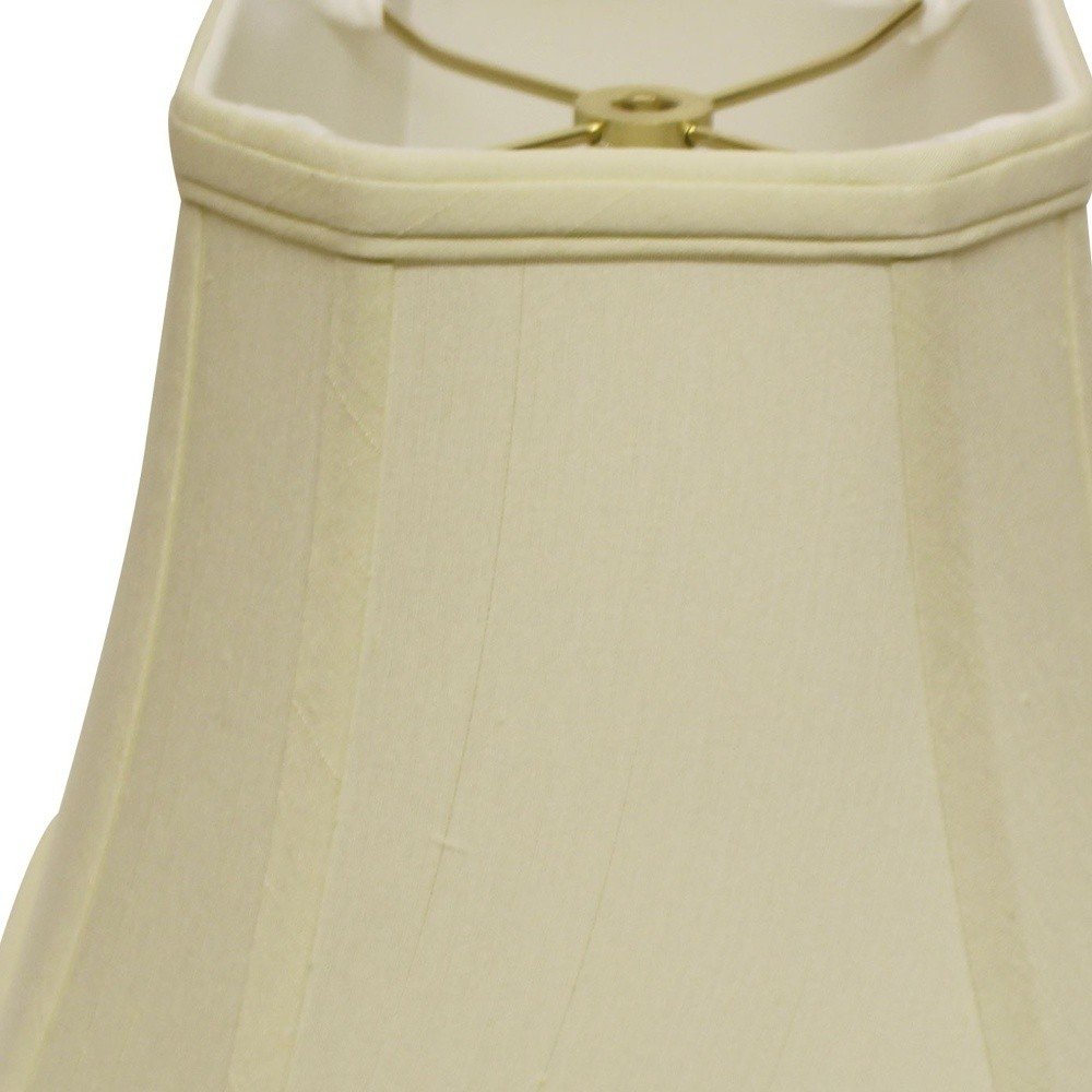 Ivory Monay Shantung Silk Square Lamp Shade HomeRoots