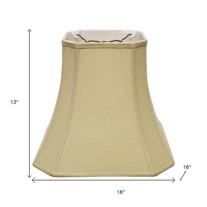Tan Linen Square Lamp Shade HomeRoots