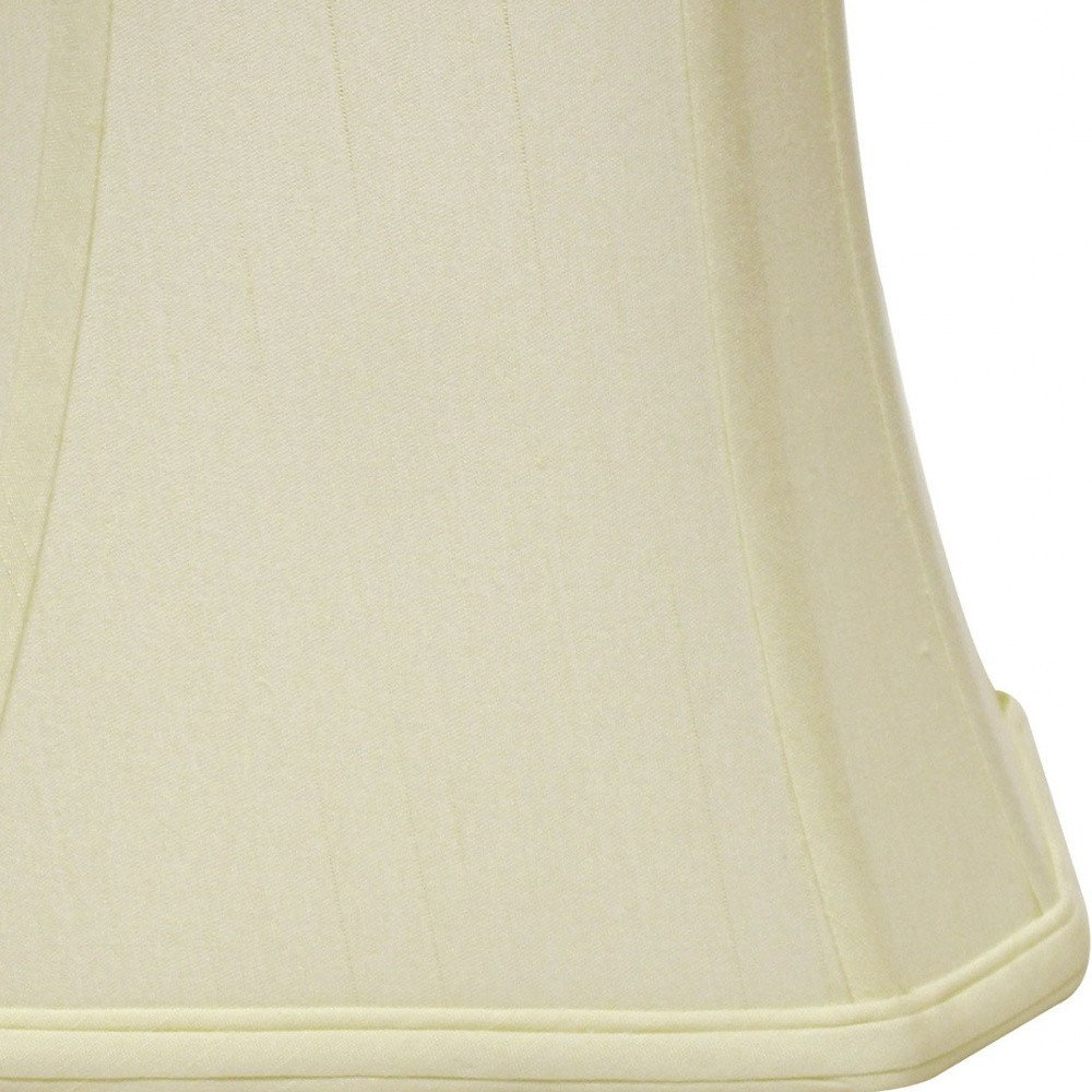 Ivory Monay Shantung Silk Bell Lamp Shade HomeRoots