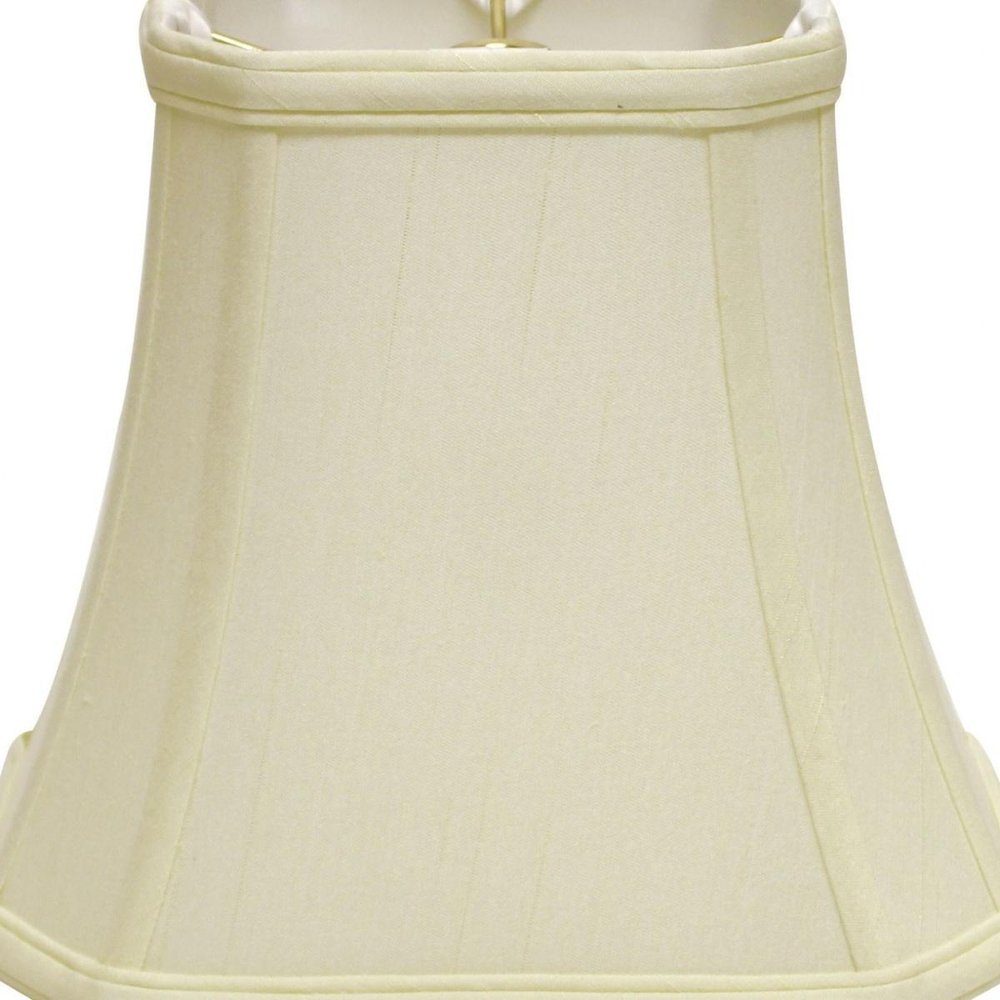 Ivory Monay Shantung Silk Bell Lamp Shade HomeRoots