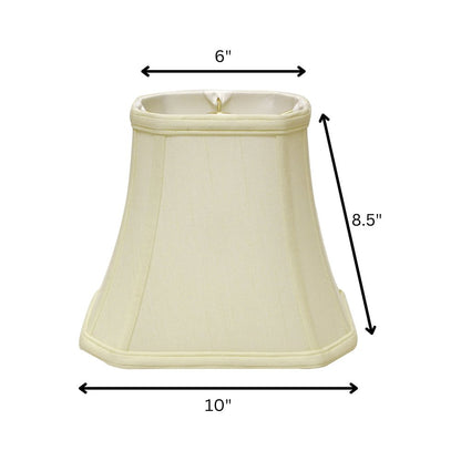 Ivory Monay Shantung Silk Bell Lamp Shade HomeRoots