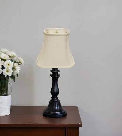 White Monay Shantung Silk Bell Lamp shade HomeRoots