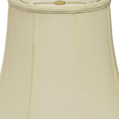 Ivory Monay Shantung Silk Bell Lamp Shade HomeRoots