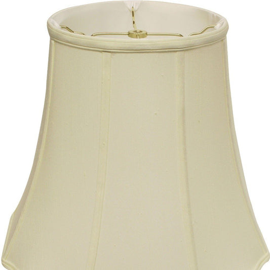 Ivory Monay Shantung Silk Bell Lamp Shade HomeRoots