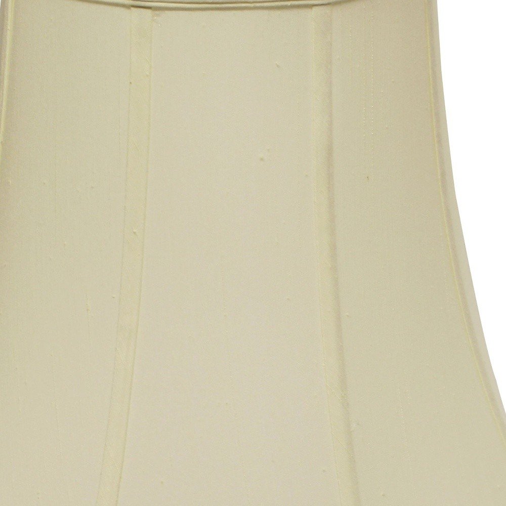 Ivory Monay Shantung Silk Bell Lamp Shade HomeRoots