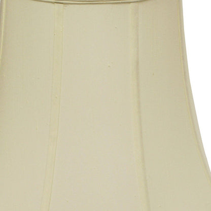Ivory Monay Shantung Silk Bell Lamp Shade HomeRoots