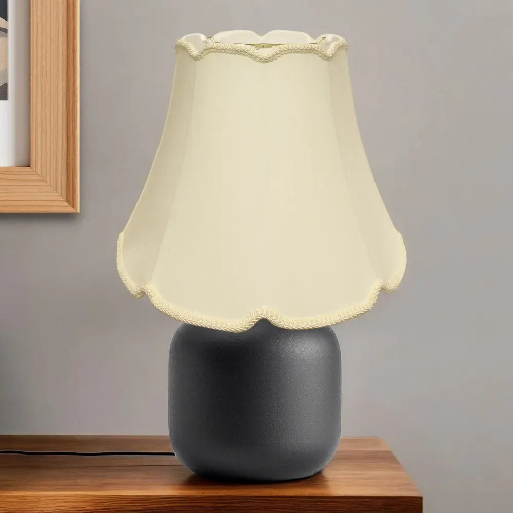 Ivory Monay Shantung Silk Empire Lamp Shade HomeRoots