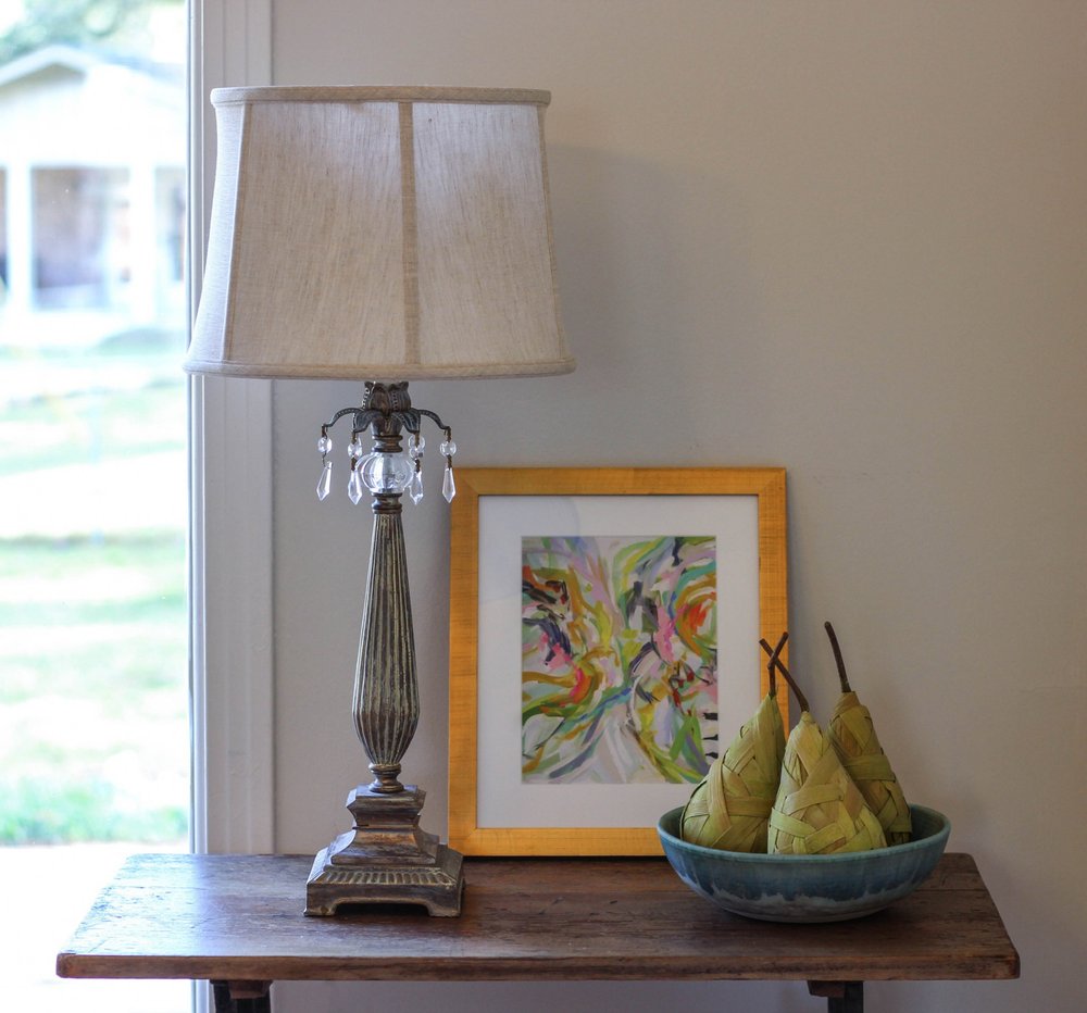 Cream Linen Drum Lamp Shade HomeRoots
