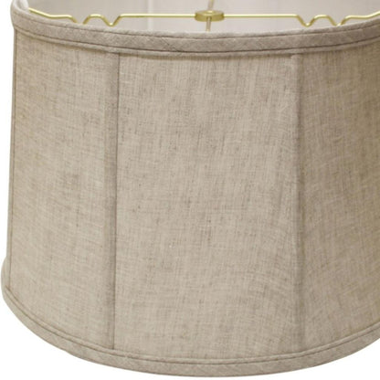 Cream Linen Drum Lamp Shade HomeRoots