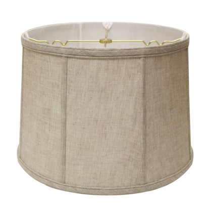 Cream Linen Drum Lamp Shade HomeRoots