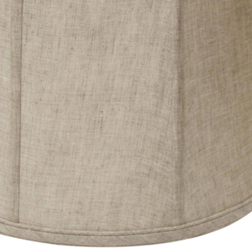 Cream Linen Drum Lamp Shade HomeRoots