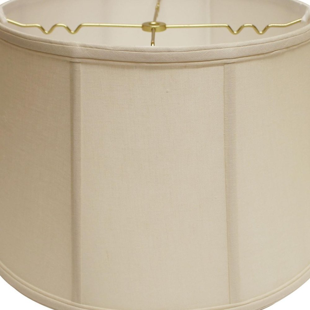 Vanilla Linen Drum Lamp Shade HomeRoots