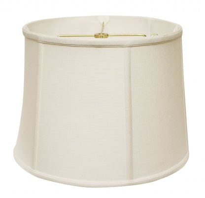 White Linen Drum Lamp Shade HomeRoots