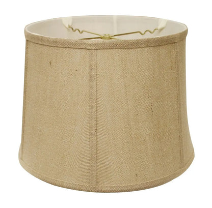 Gold Burlap Drum Lamp Shade HomeRoots
